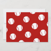 ベースボール バースデー | カモン ハヴ ア ボール パーティー 招待状 (裏面)