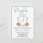 ベースボール リトル オールスター スポーツ シャワー 招待状 (正面/裏面)