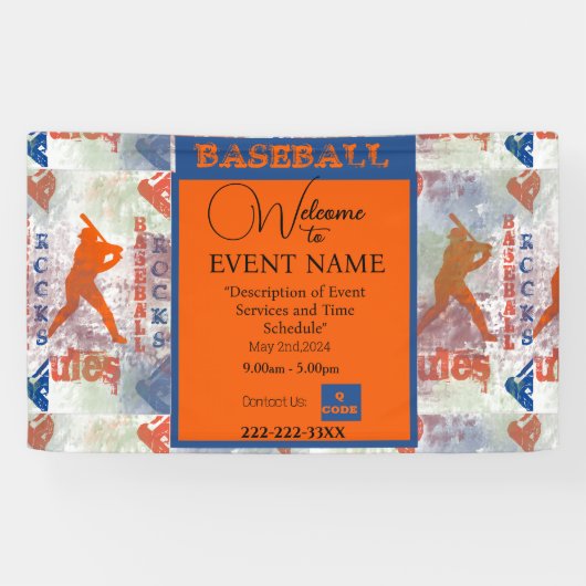 ベースボール 横断幕 (横)