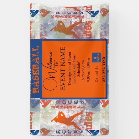 ベースボール 横断幕 (縦)