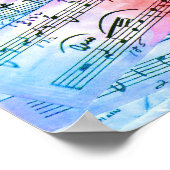 ベースミュージックカットシート – プリント (角)