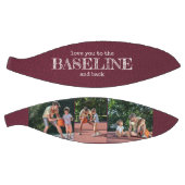 ベースラインとバックレッド3の写真にあなたを愛 バスケットボール (パネル)