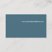 ベースラインパネルの石板の名刺 名刺 (裏面)