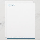 ベースラインパネルの石板レターヘッド レターヘッド (正面/裏面)