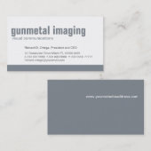 ベースラインパネルの砲金の名刺 名刺 (正面/裏面)