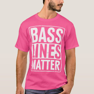 ベースラインマートベースギターベースリストEdm Tシャツ