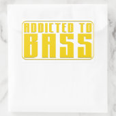 ベース中毒 長方形シール (バッグ)