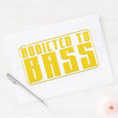 ベース中毒 長方形シール (封筒)