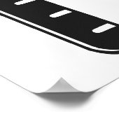 ベース化学ベースを落とす ポスター (角)