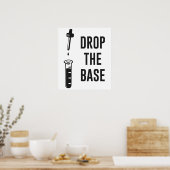 ベース化学ベースを落とす ポスター (キッチン)