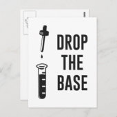 ベース化学ベースを落とす ポストカード (正面/裏面)