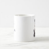 ベース奏者の元のデザイン! コーヒーマグカップ (中央)