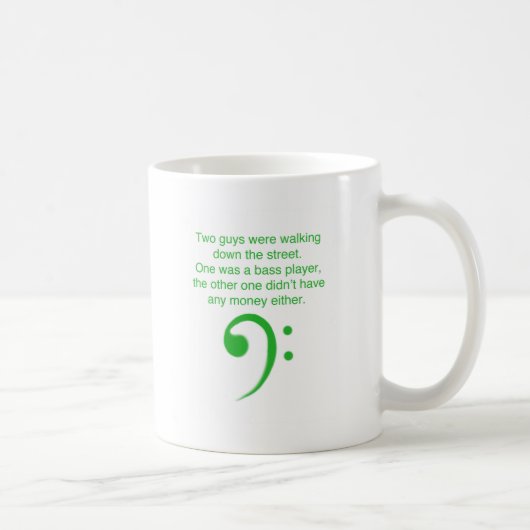 ベース奏者の冗談 コーヒーマグカップ (右)