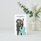 ベース奏者の名刺 名刺 (スタンド正面)