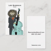 ベース奏者の名刺 名刺 (正面/裏面)