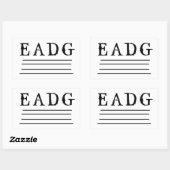 ベース調整 長方形シール (シート)