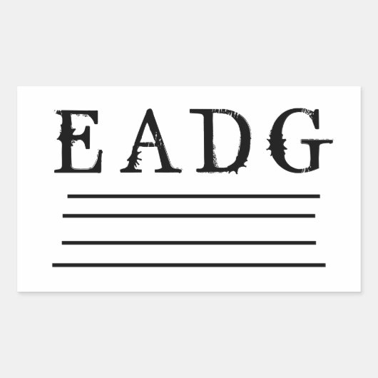 ベース調整 長方形シール (正面)