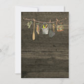 ベース魚釣りおもしろいの誕生日 招待状 (裏面)