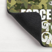 ベース魚釣りおもしろい引用文ワークスポーツフィッシュ迷彩柄 マウスパッド (コーナー)