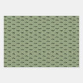 ベース魚釣りをテーマにした包装紙シート ラッピングペーパーシート (正面)