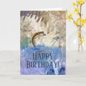 ベース魚釣りカード カード (黄色い花)