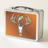 ベース魚釣りシカ狩り メタルランチボックス (裏面)