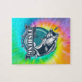 ベース魚釣りベクトルTyDy ジグソーパズル (横)