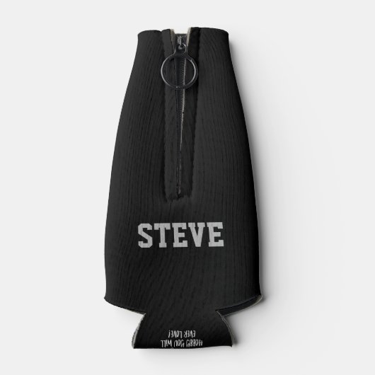 ベース魚釣りホビー引用文ラルゲマスおもしろい ボトルクーラー (裏面)