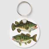 ベース魚釣り漁師と漁女 キーホルダー (裏面)