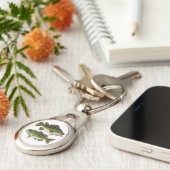 ベース魚釣り漁師と漁女 キーホルダー (側面)