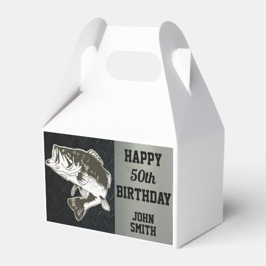 ベース魚釣り誕生日ネームスポーツホビーフィッシュ フェイバーボックス (裏面サイド)