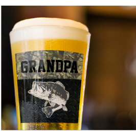 ベース魚釣り迷彩柄グランドパアウトドアスポーツ タンブラーグラス