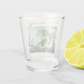 ベース魚釣り ショットグラス (裏面)