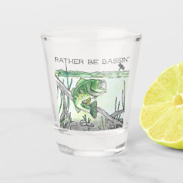 ベース魚釣り ショットグラス