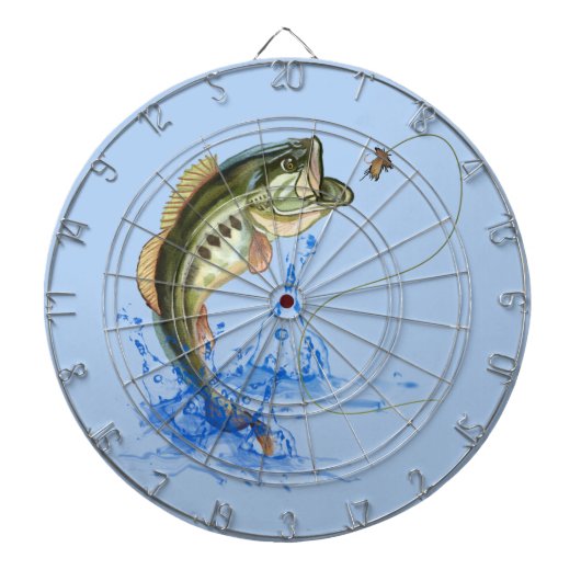 ベース魚釣り ダーツボード (正面)