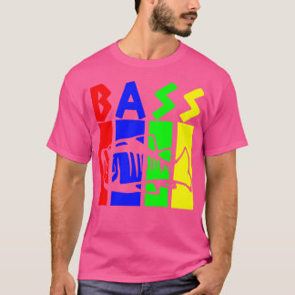 ベース魚釣り Tシャツ
