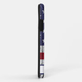 ベース魚釣りUSA国旗の名前 Case-Mate iPhoneケース (裏面/右)