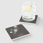 ベース2コアスターケルム ストーンコースター (横)