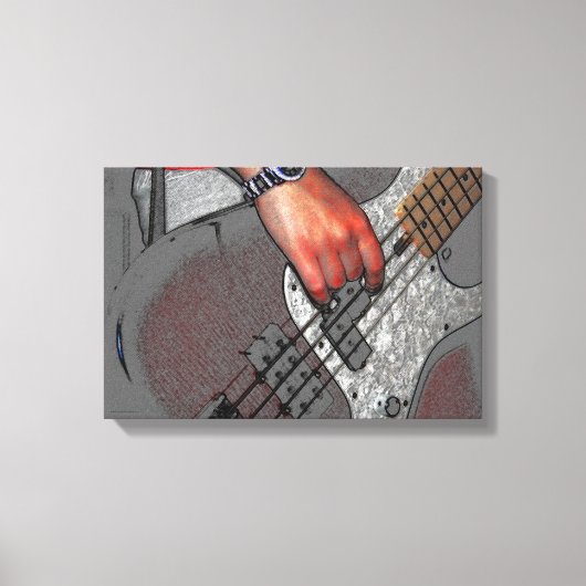 ベース4 16.50 x 11 (41.25 x 27.5cm)ワッカ キャンバスプリント (正面)