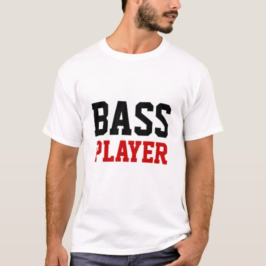 ベース・プレーヤー Tシャツ (正面)
