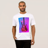 ベース、ライフカラフル Tシャツ (正面フル)