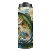 ベース、水色の荒野を跳躍 タンブラー (正面)