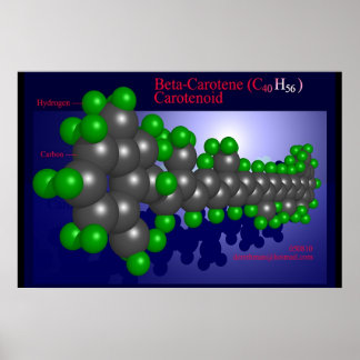 ベータカロテン(プリント) ポスター