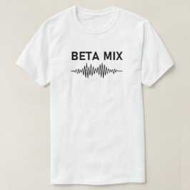 ベータミックス – オーディオ波形 Tシャツ