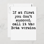 ベータ版 ポストカード (正面/裏面)