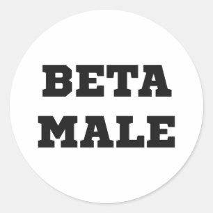 ベータ男性 ラウンドシール