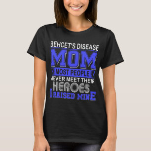 ベーチェッ誇りを持ったト病ママ私は私の病気を育てた Tシャツ