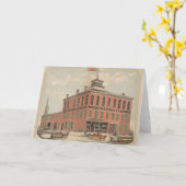 ベーツホールド威厳がある、ワイン&リキュールのヴィンテージ広告 カード (黄色い花)