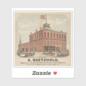 ベーツホールド威厳がある、ワイン&リキュールのヴィンテージ広告 シール (シート)