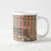 ベーツホールド威厳がある、ワイン&リキュールのヴィンテージ広告 ジャンボコーヒーマグカップ (右)
